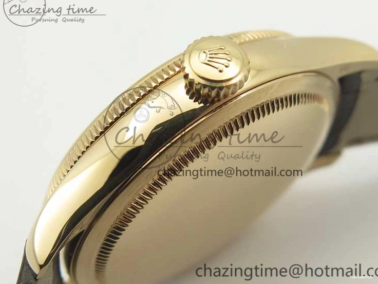 Edition Time V4 Marker 50509 Brown A3132 Cellini Dial Strap RG on MKF White Roman Leather Best 0131